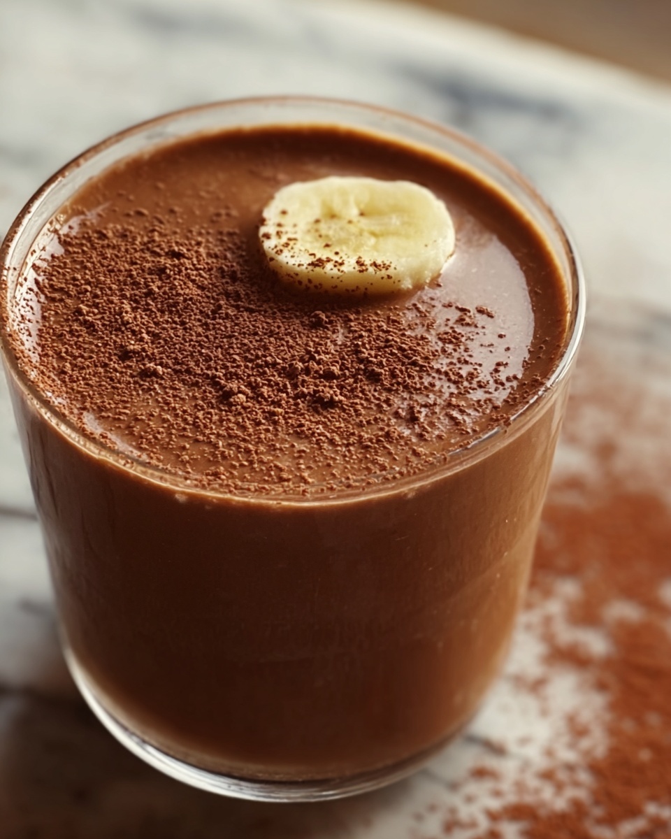 Banana Chocolate Smoothie Recipe - Recipe Image