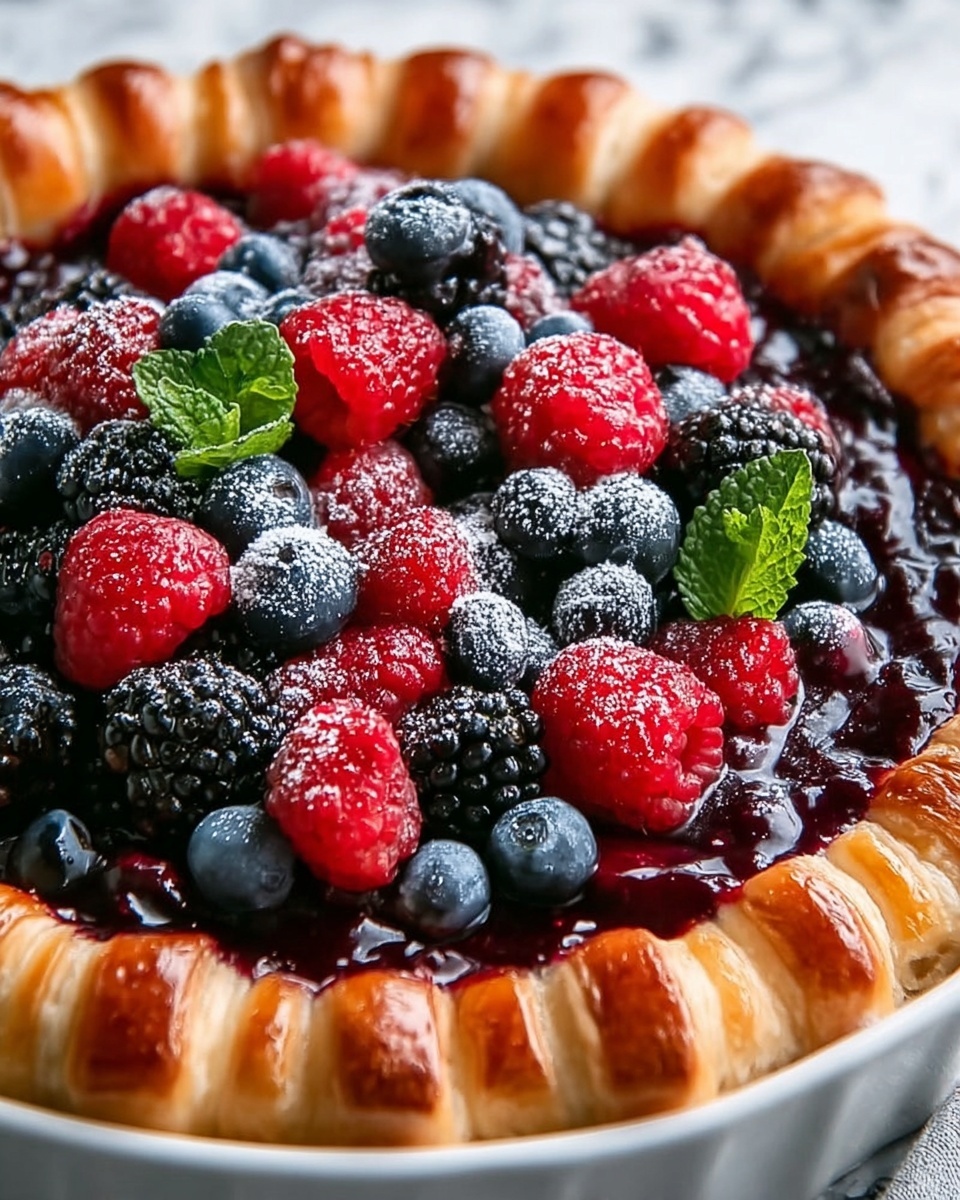 Berry Croissant Bake Recipe - Recipe Image