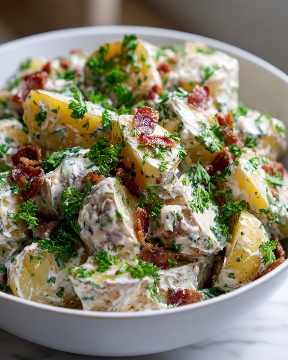 French Potato Salad with Herb Mustard Vinaigrette Recipe - Recipe Image
