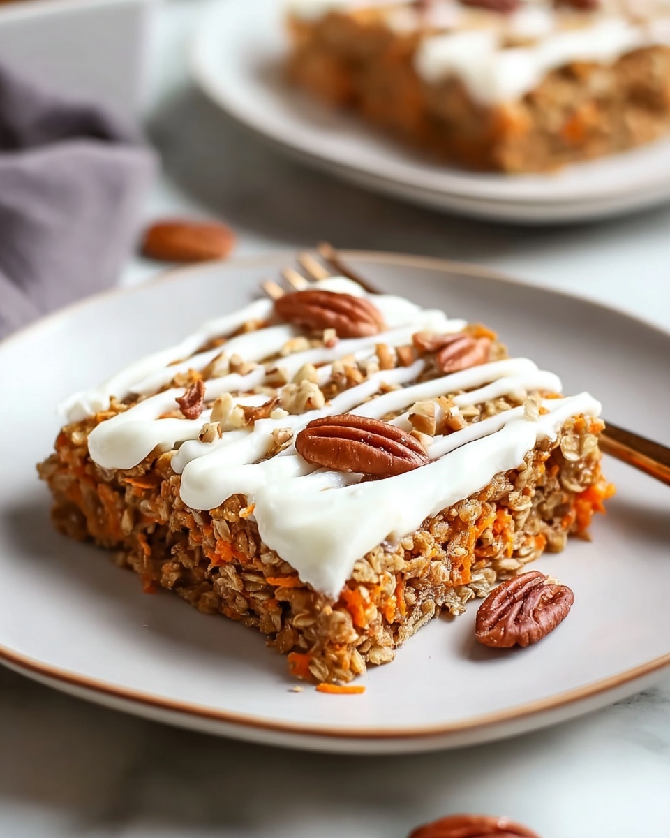 Carrot Cake Baked Oats Recipe - Recipe Image