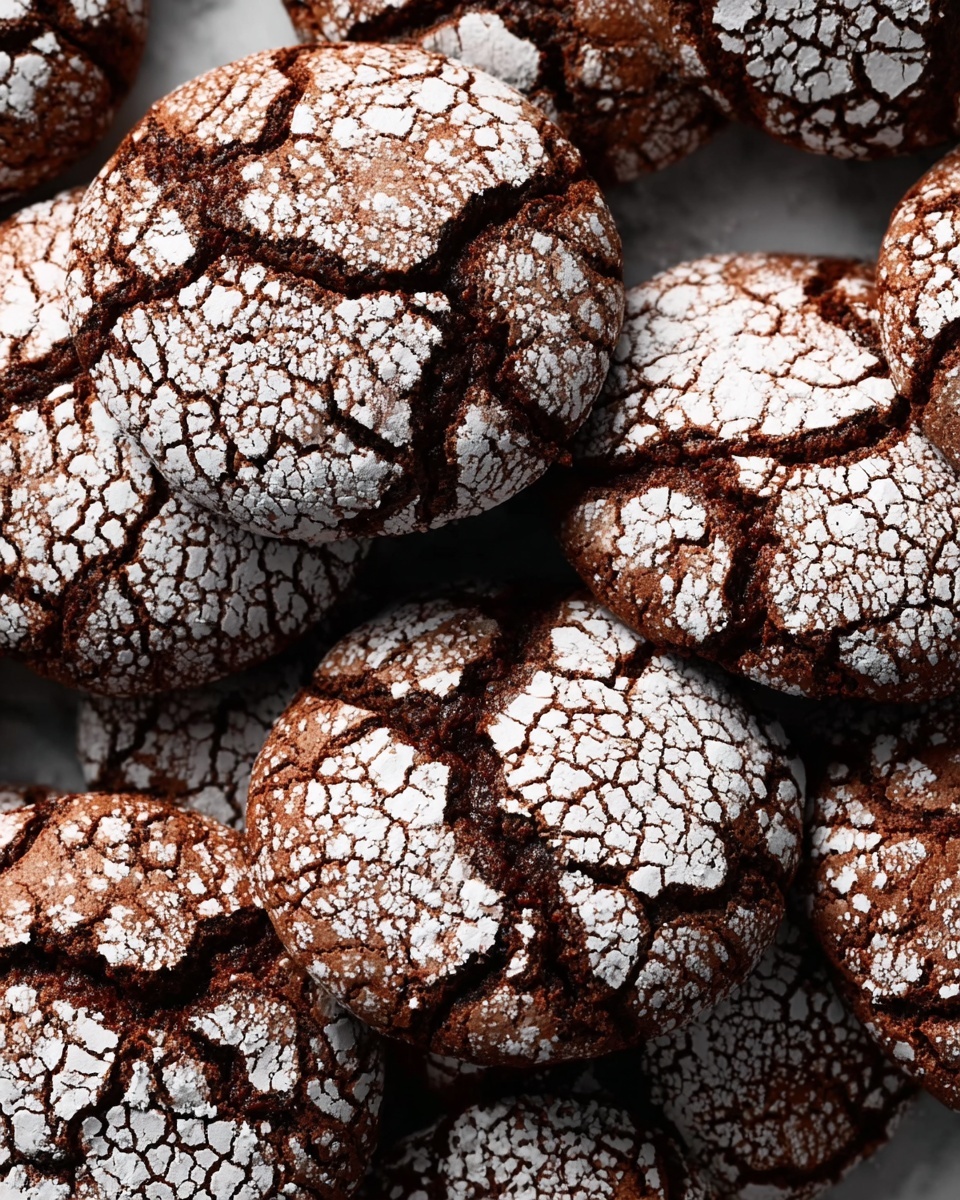 Double Chocolate Crinkle Cookies Recipe - Recipe Image