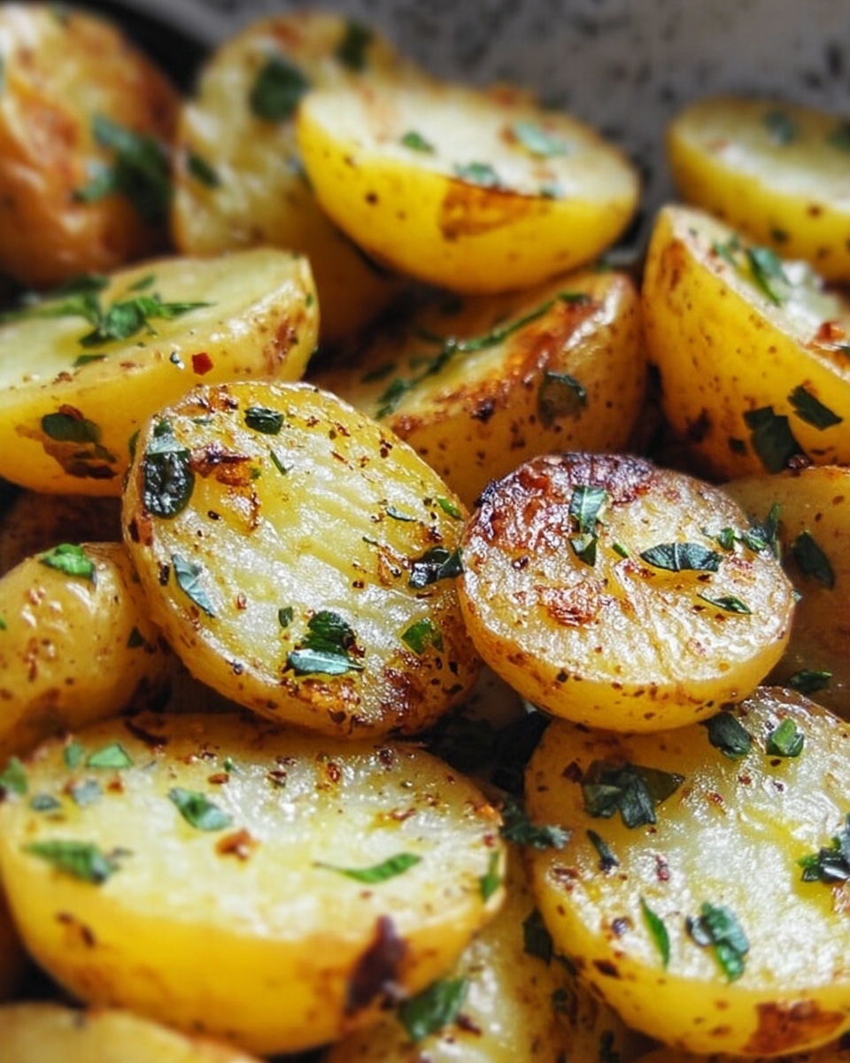 Garlic Herb Roasted Potatoes Recipe - Recipe Image