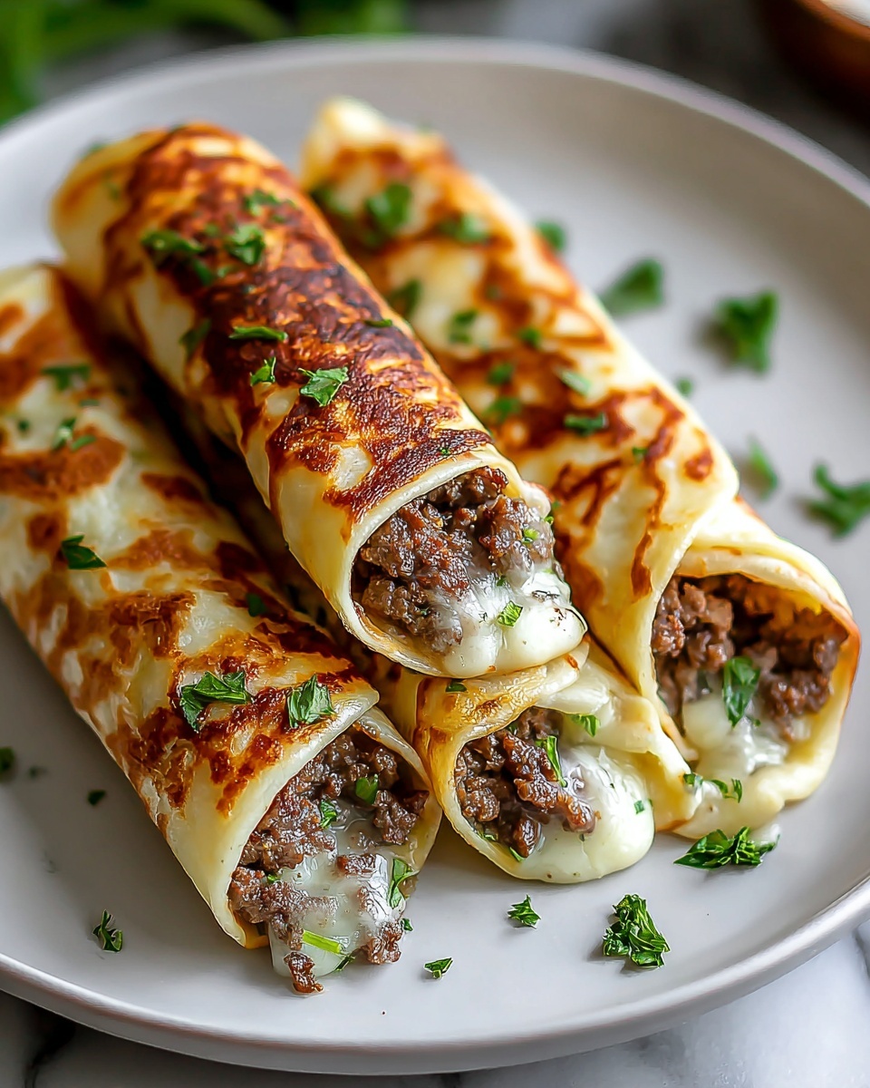Delicious Keto Philly Cheesesteak Roll Ups Recipe - Recipe Image