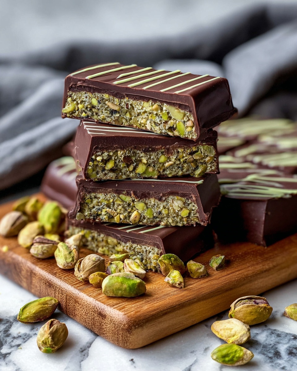 Dubai Chocolate Kataifi Bars with Pistachio and Tahini Filling Recipe - Recipe Image