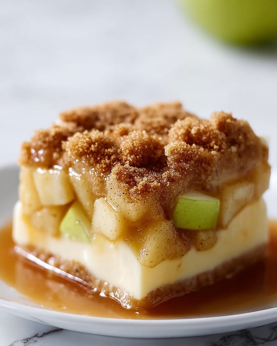 Apple Crisp Mini Cheesecakes Recipe - Recipe Image