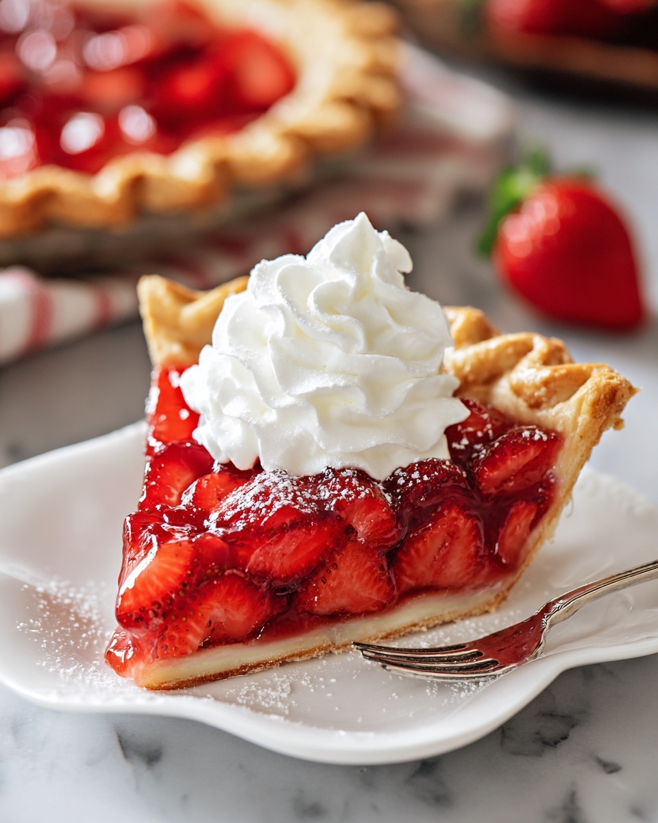 Strawberry Rhubarb Pie Recipe - Recipe Image