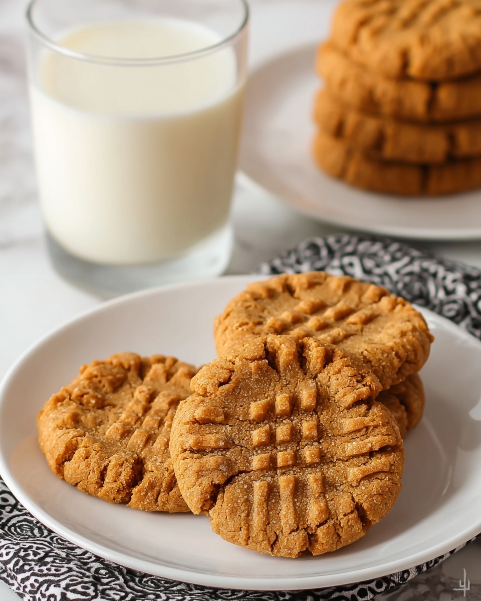 Easy Peanut Butter Cookies Recipe - Recipe Image