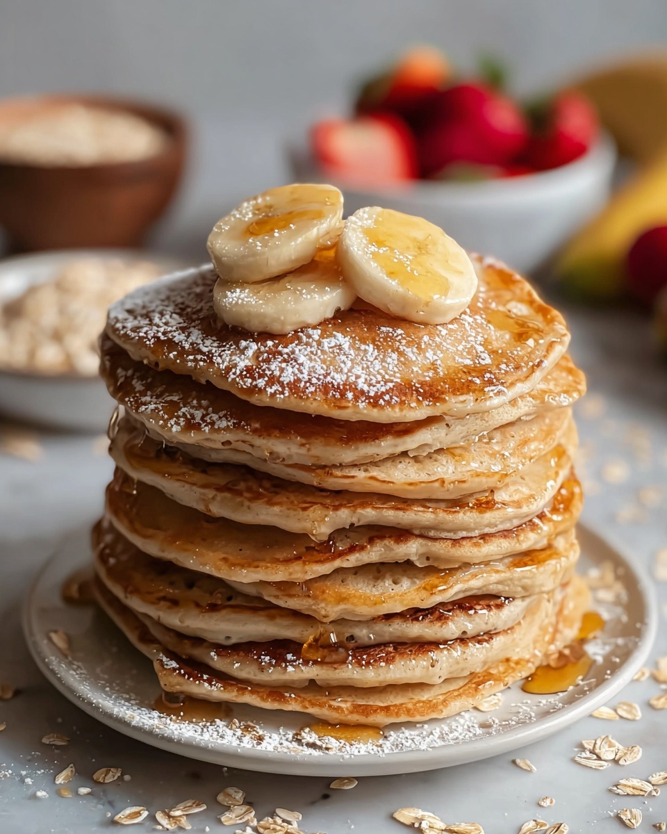 Oatmeal Protein Pancakes Recipe - Recipe Image
