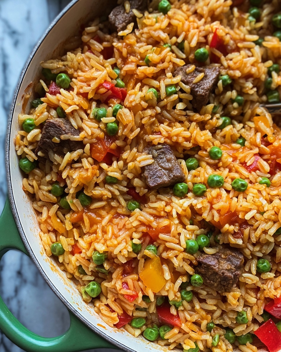 Serbian Rice with Meat (Djuvec Rice) Recipe - Recipe Image