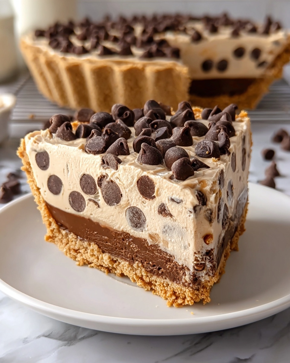 Chocolate Chip Cookie Dough Pie Recipe - Recipe Image