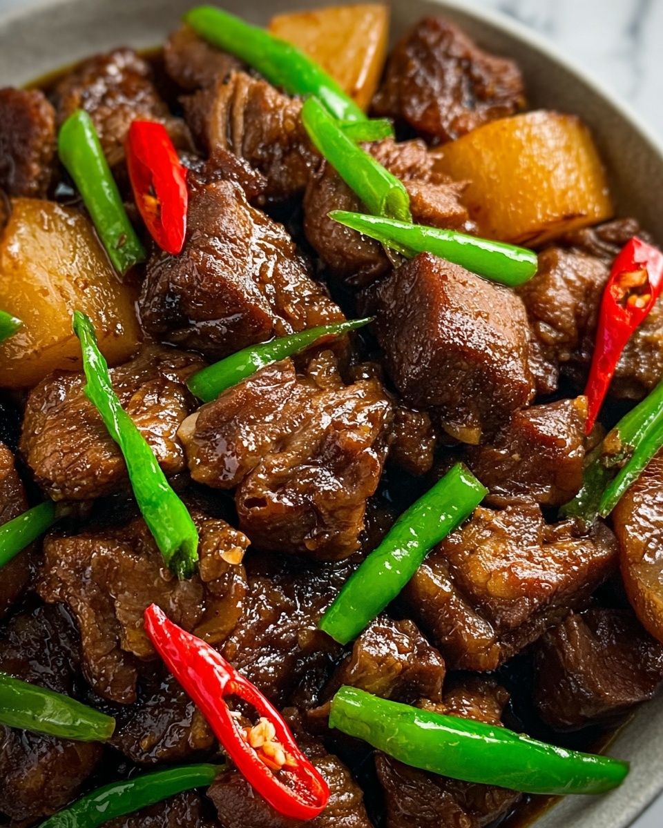 Stir-Fry with Chinese Yam and Beef Recipe - Recipe Image