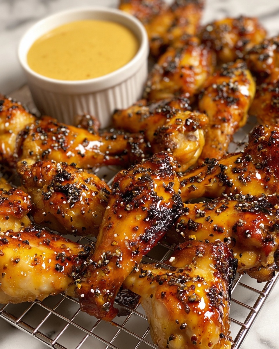 Honey Lemon Pepper Wings Recipe - Recipe Image