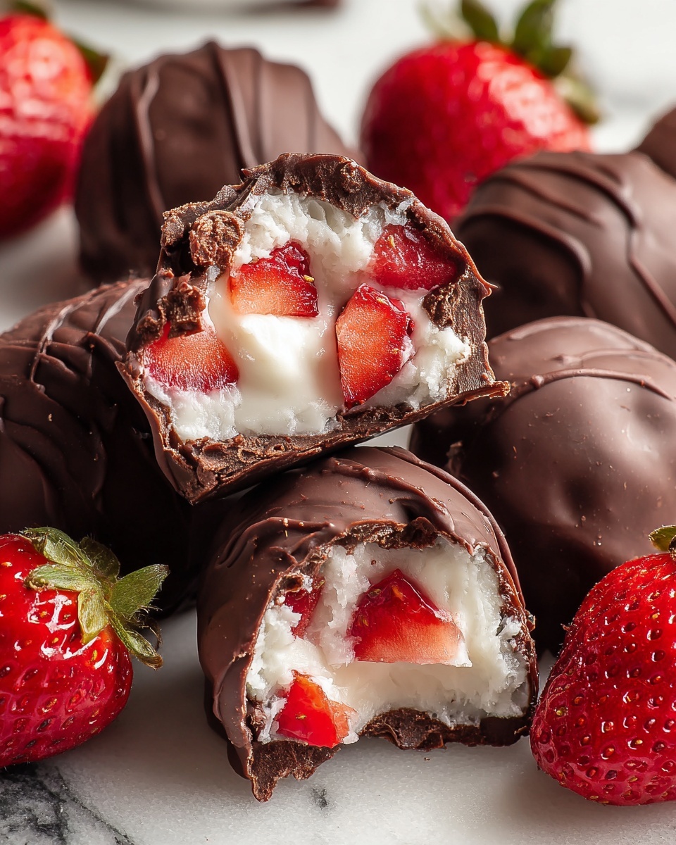 Chocolate Strawberry Yogurt Clusters Recipe - Recipe Image