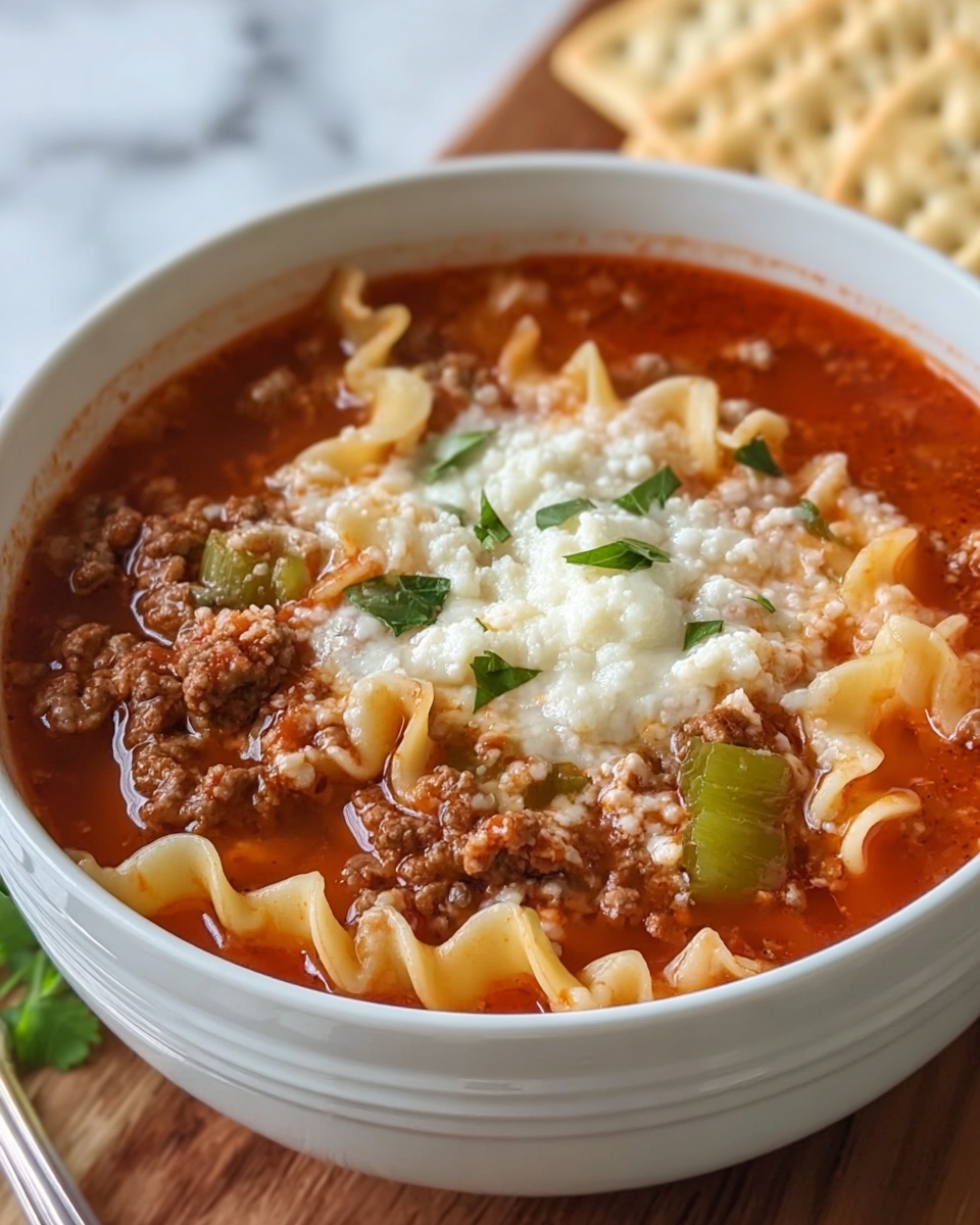 Crock Pot Lasagna Soup Recipe - Recipe Image