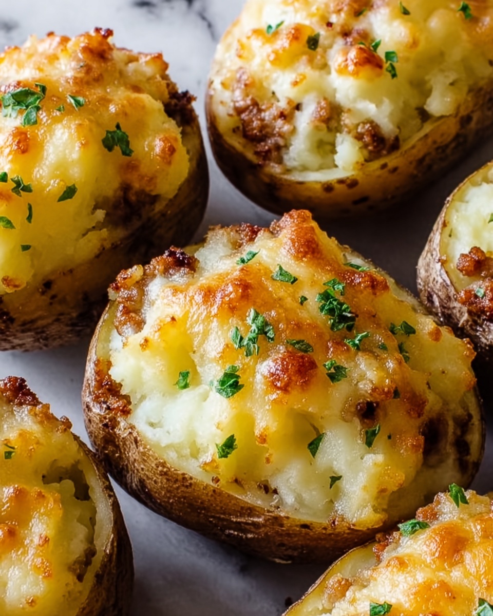 Oven-Fried Stuffed Potatoes Recipe - Recipe Image