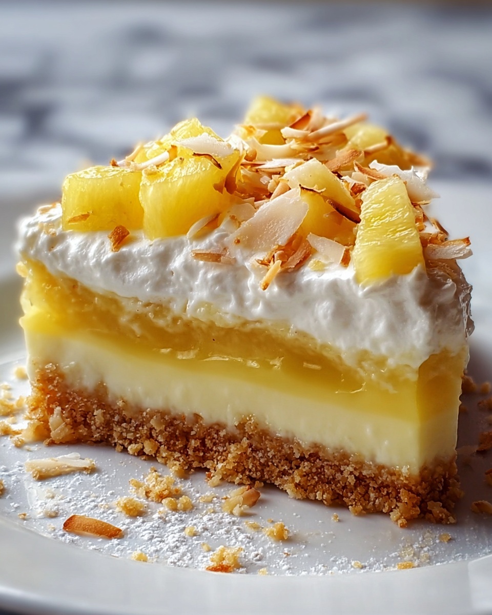Pineapple Cream Cheese Pie Recipe - Recipe Image