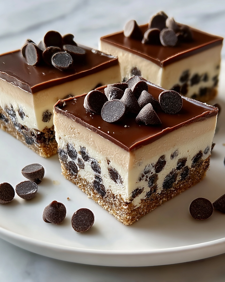 Chocolate Chip Cheesecake Bars Recipe - Recipe Image