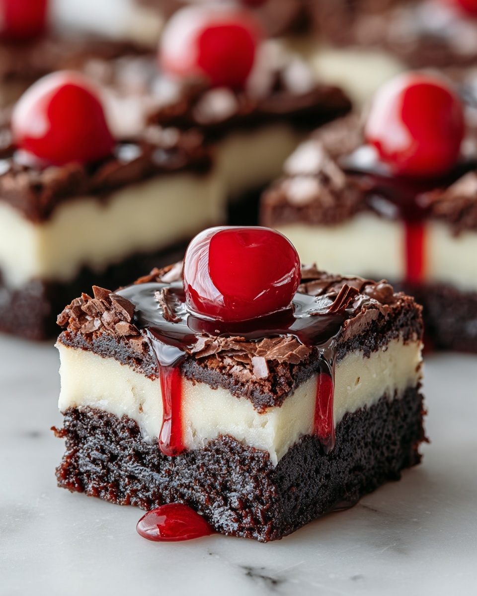 Cherry Cheesecake Brownies Recipe - Recipe Image