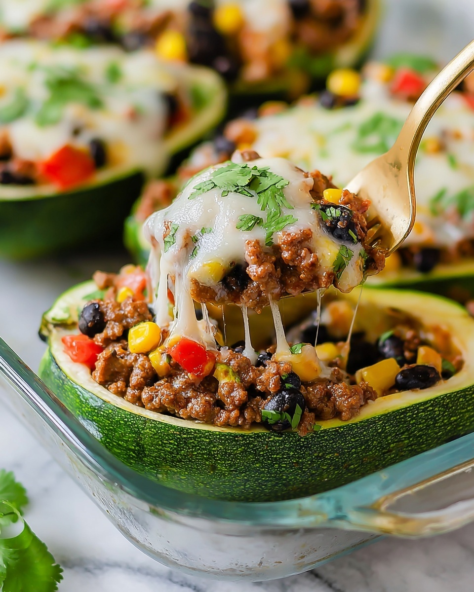 Mexican Zucchini Boats Recipe - Recipe Image