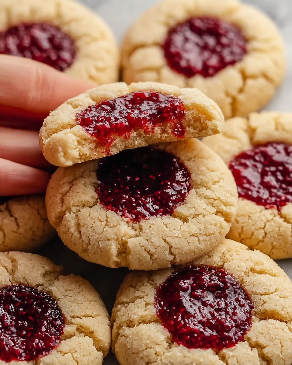Raspberry Vanilla Butter Cookies Recipe - Recipe Image