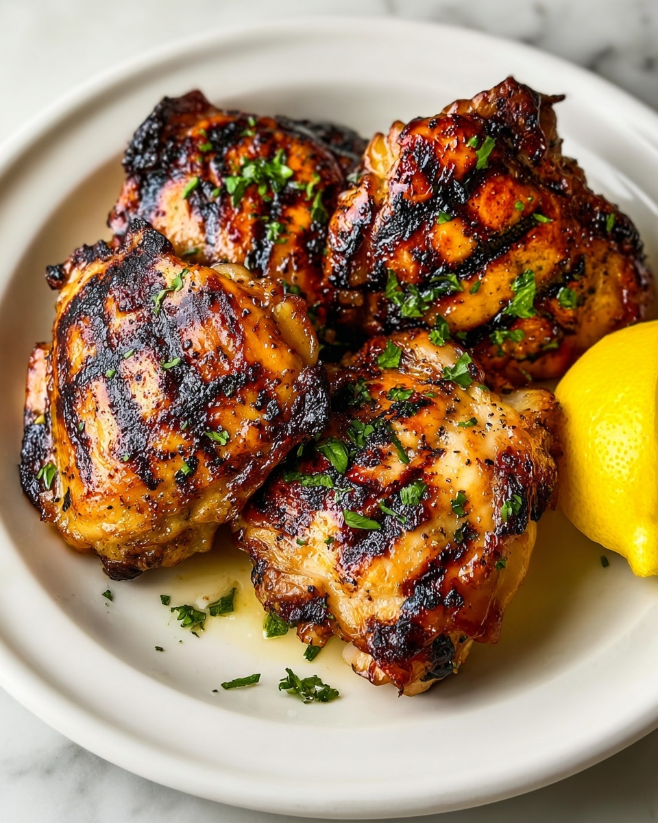 Juicy Grilled Chicken Thighs Recipe - Recipe Image