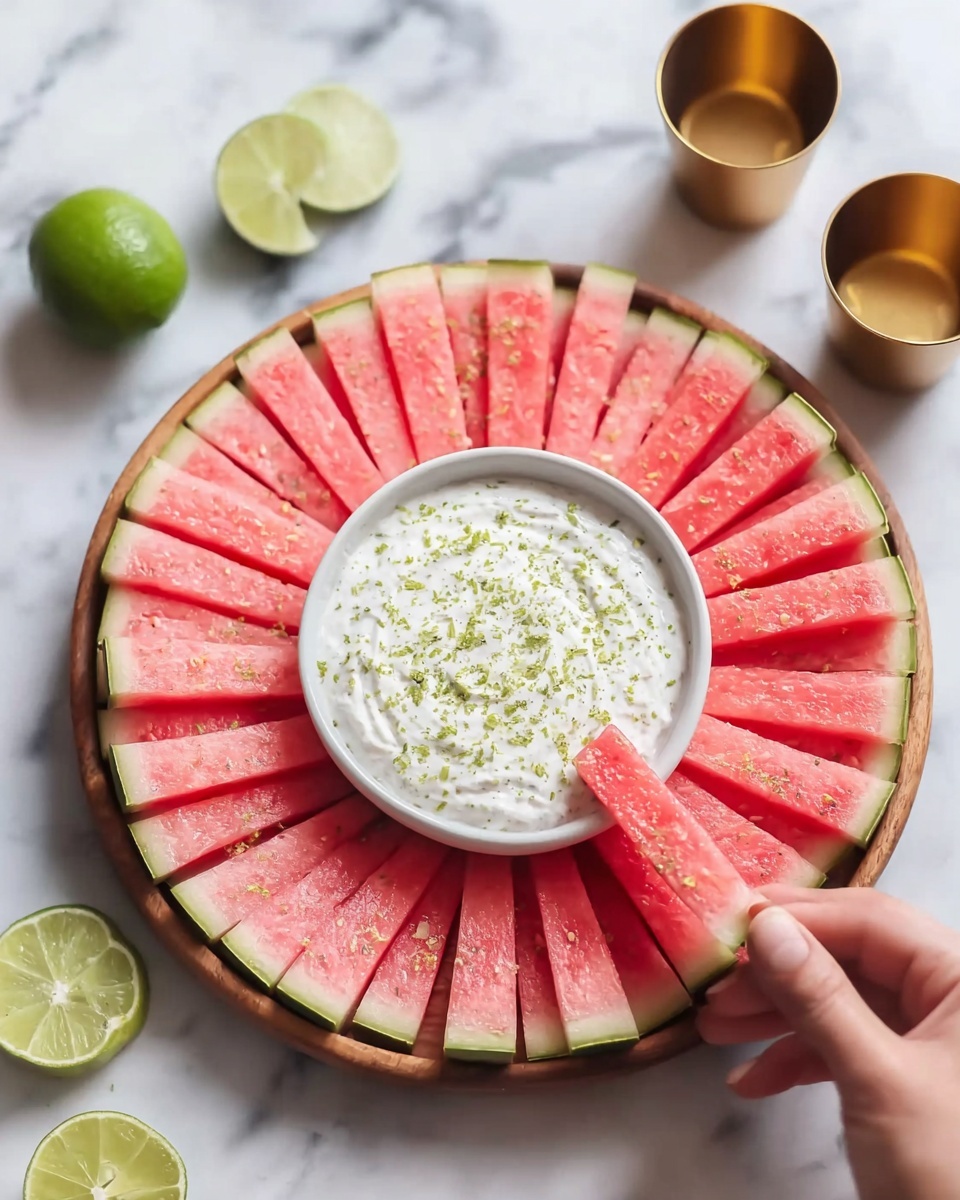 Watermelon Fries with Coconut Lime Dip Recipe - Recipe Image