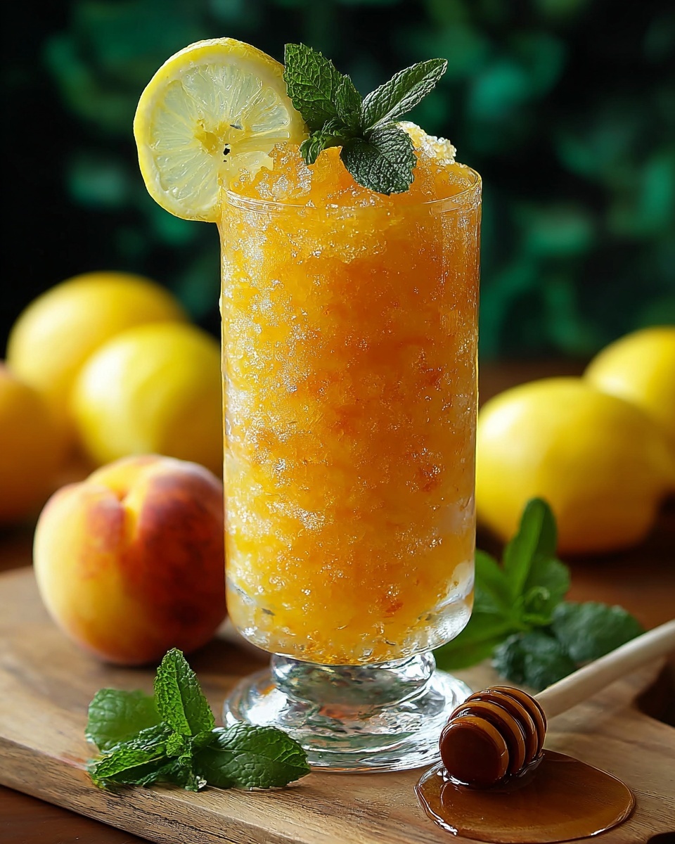 Frozen Peach Lemonade: The Ultimate Summer Refreshment Recipe - Recipe Image