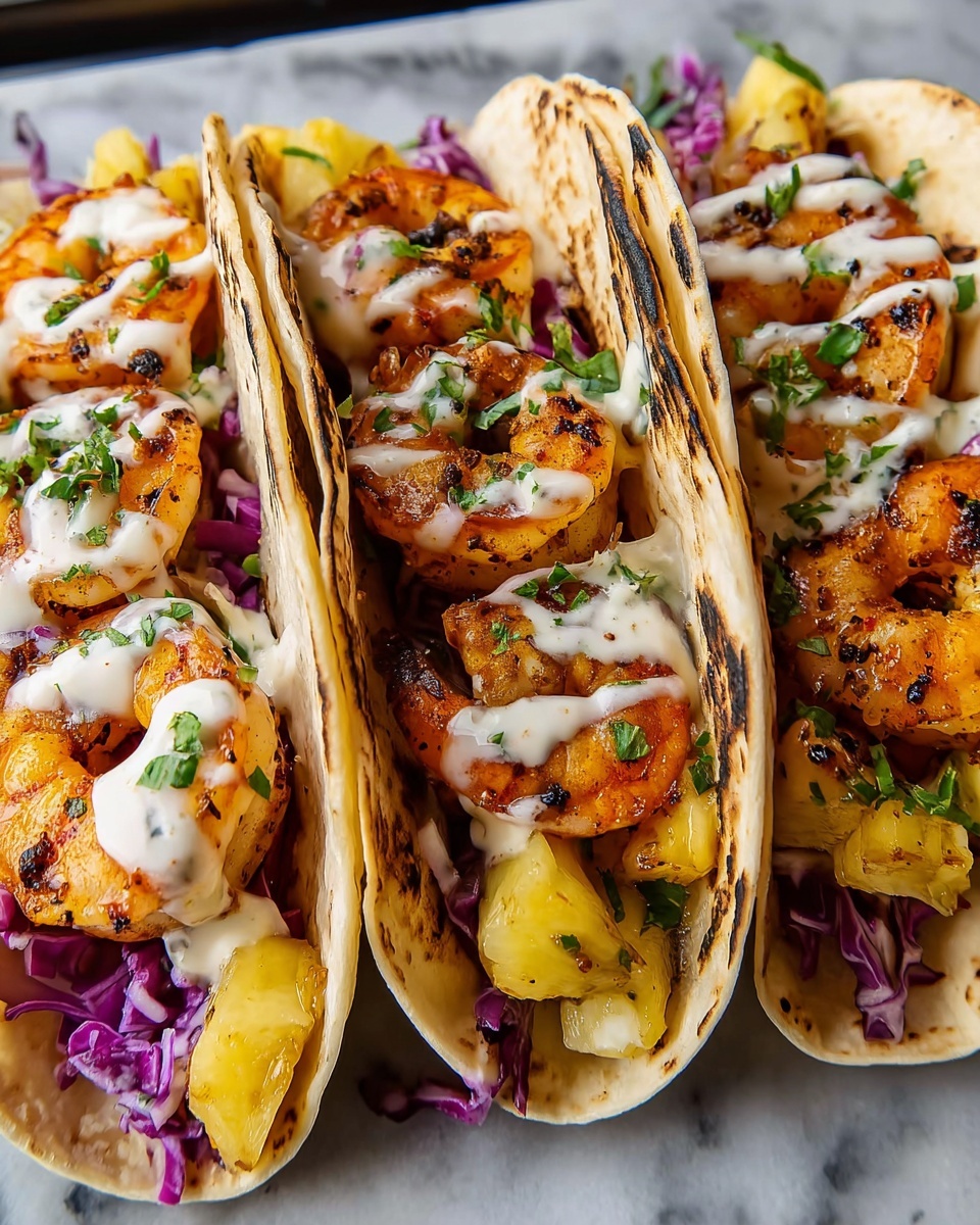 Jerk Shrimp Tacos with Pineapple Salsa Recipe - Recipe Image