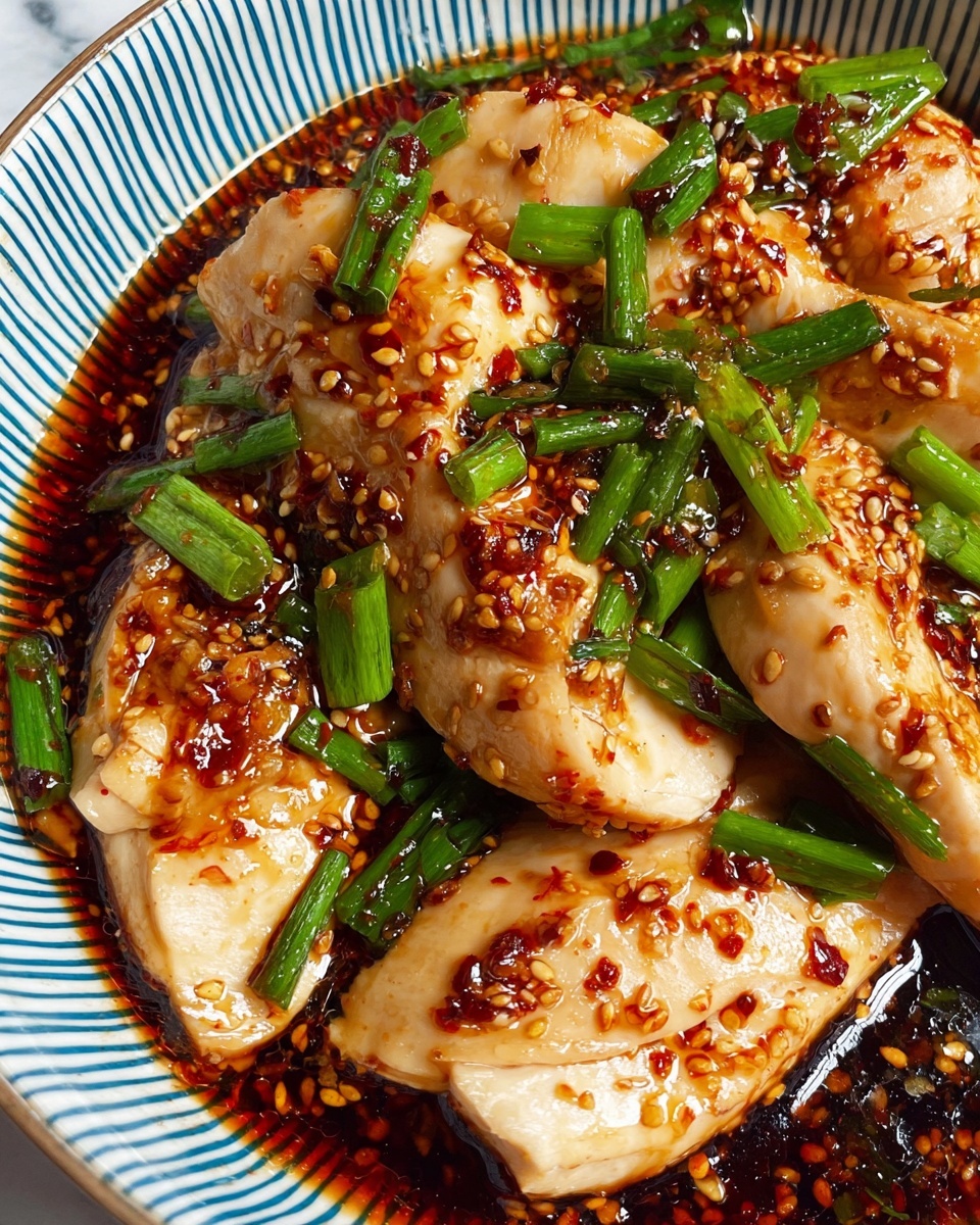 Spicy Sichuan Poached Chicken Recipe - Recipe Image