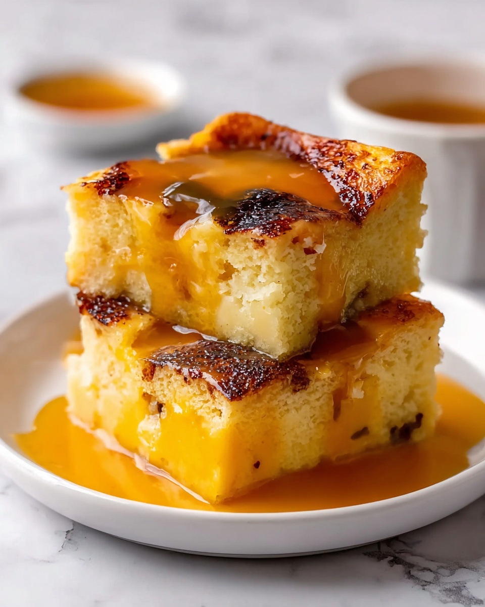 Apple Bread Pudding with Bourbon Sauce Recipe - Recipe Image