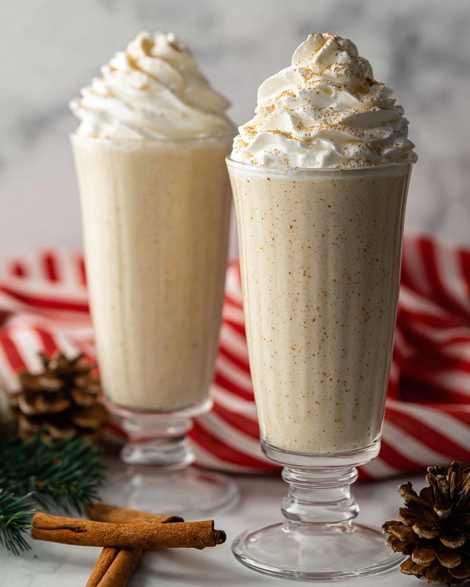 Eggnog Milkshake Recipe - Recipe Image