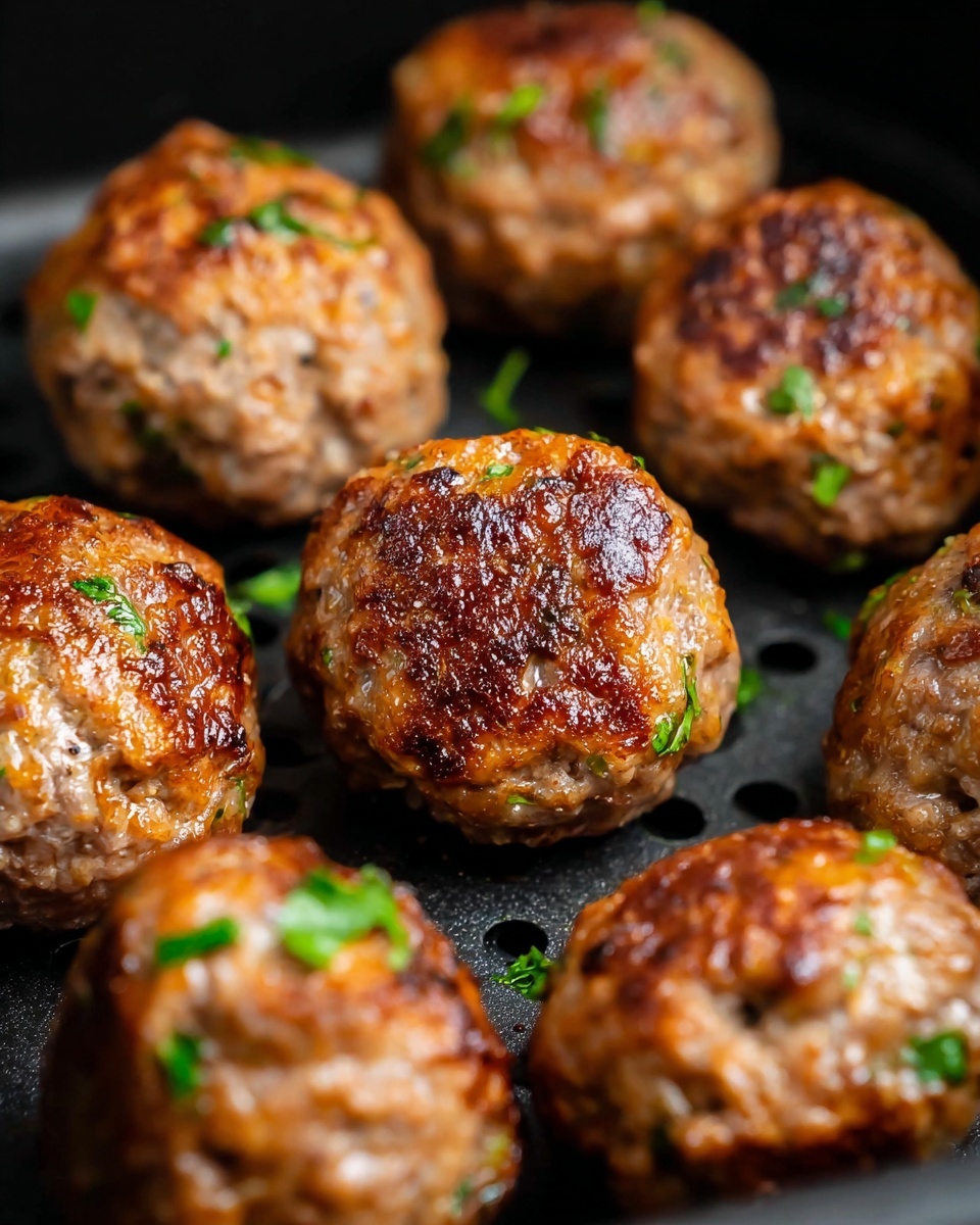 Air Fryer Turkey Meatballs Recipe - Recipe Image