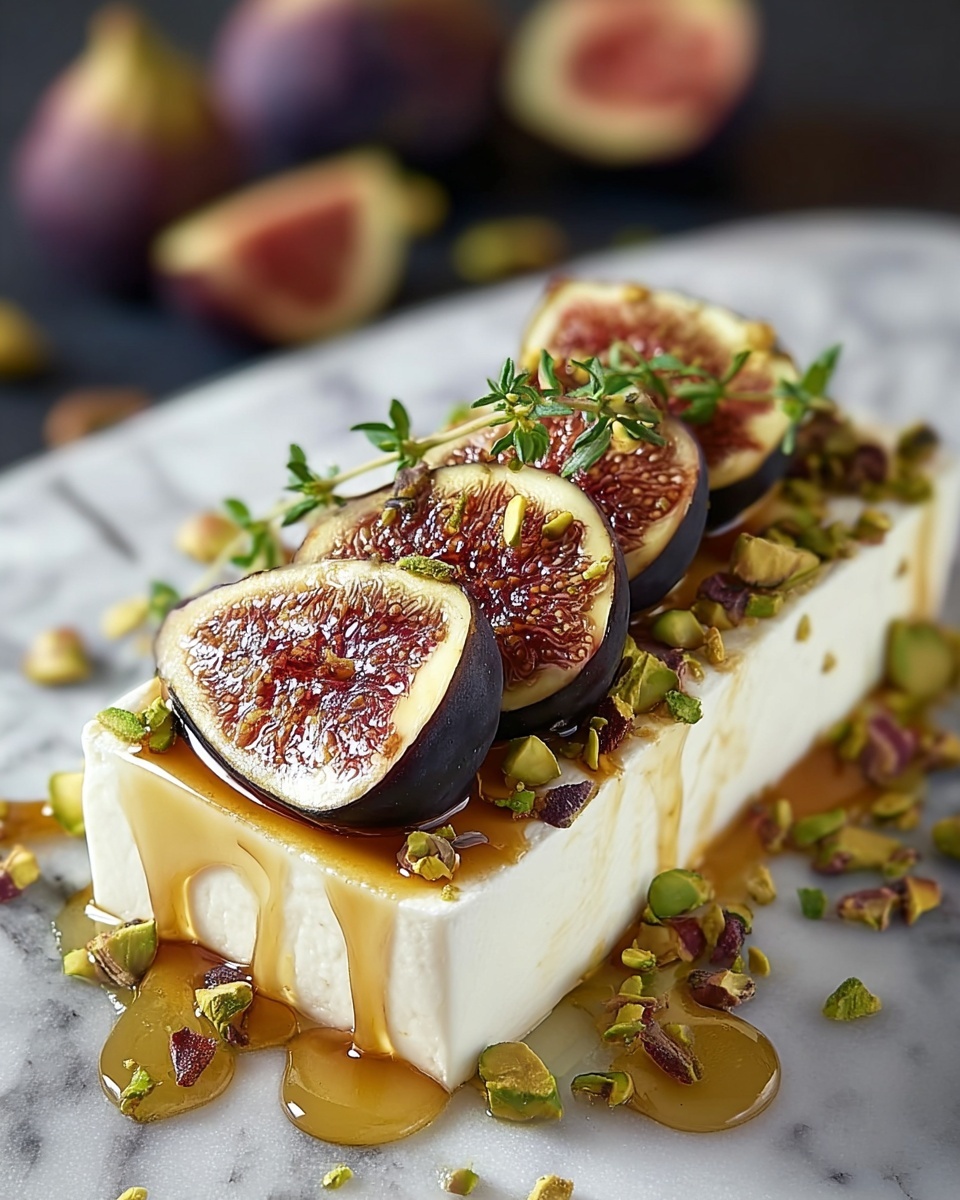 Honey Fig Pistachio Goat Cheese Appetizer Recipe - Recipe Image