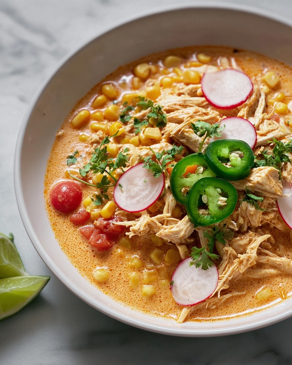 Creamy Poblano Chicken Chili Recipe - Recipe Image