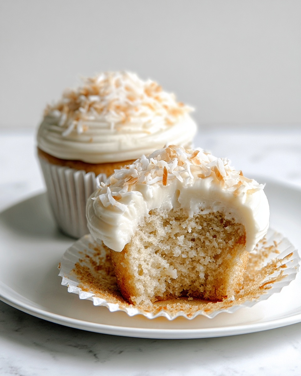 Gluten-Free Vegan Coconut Cupcakes Recipe - Recipe Image