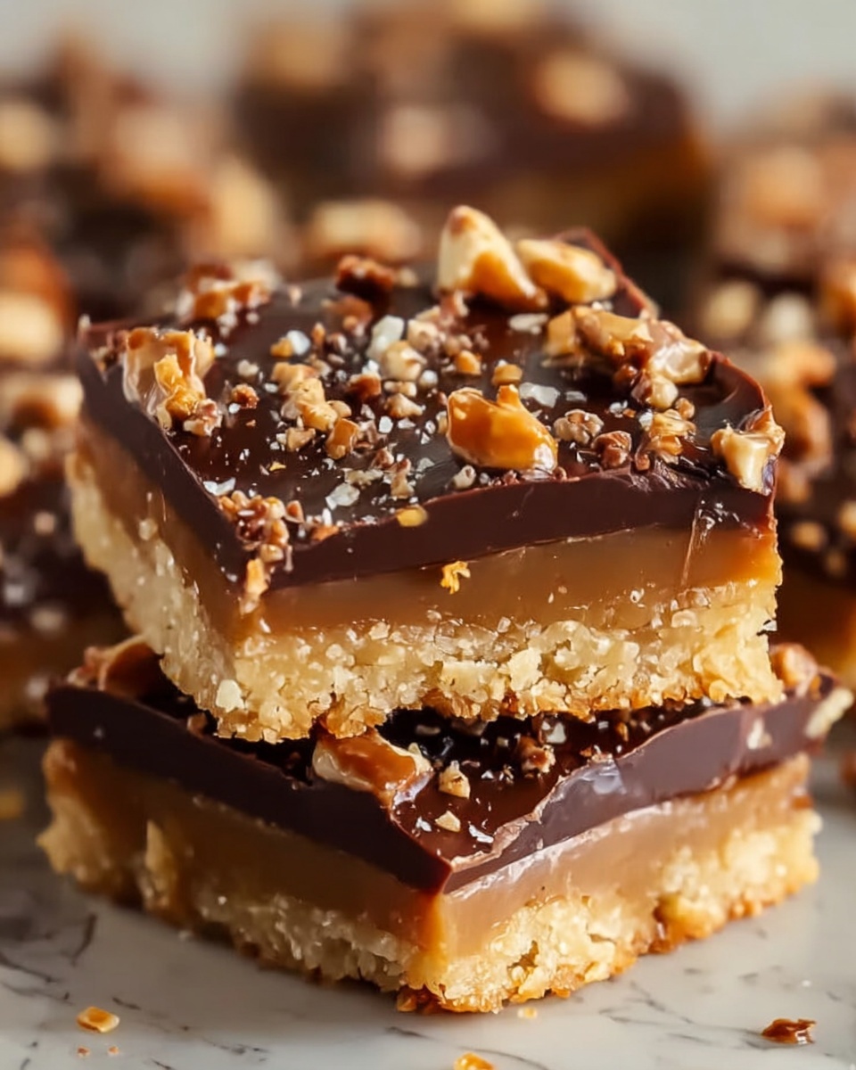 Cake Mix Toffee Bars Recipe - Recipe Image