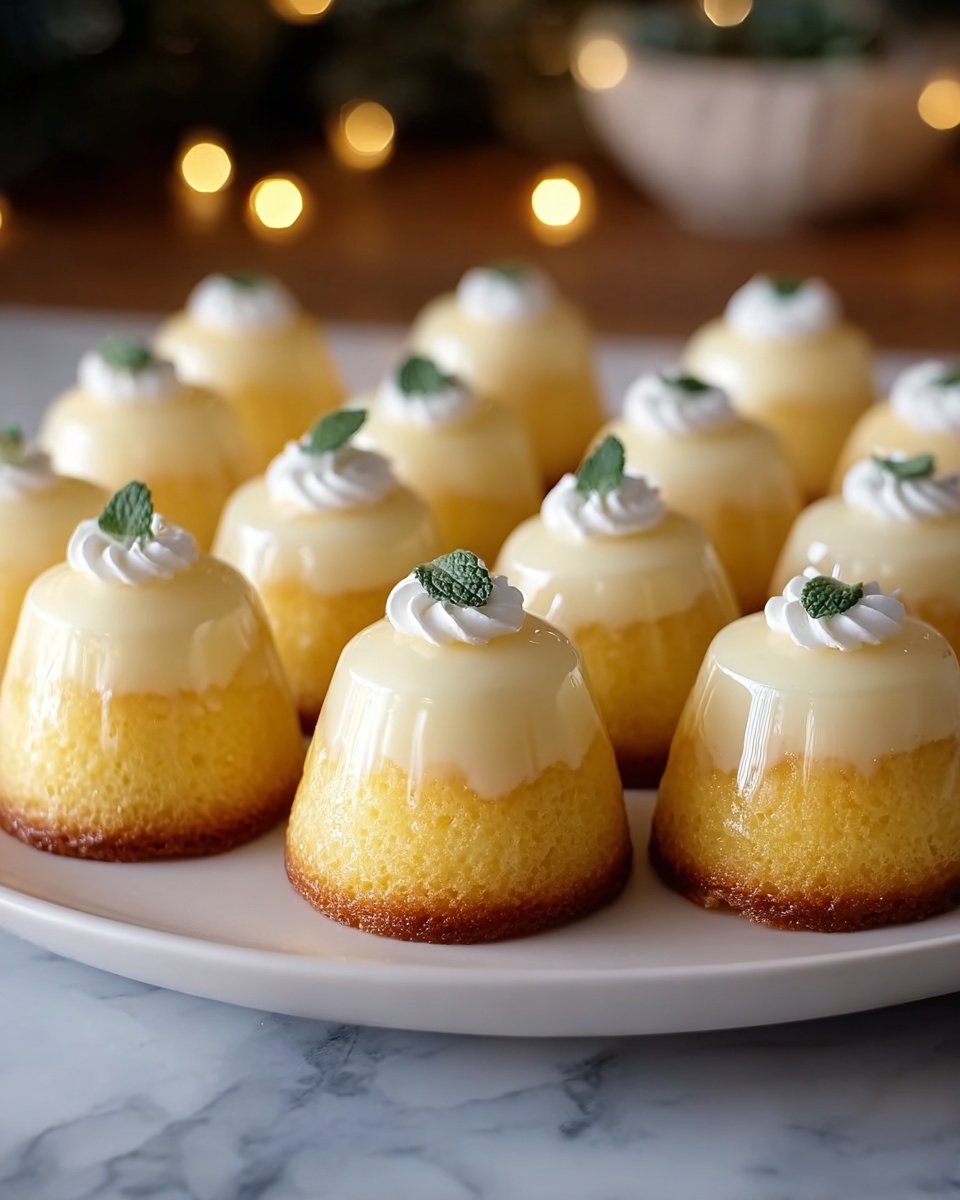 Christmas Mini Lemon Pound Cake Bites Recipe - Recipe Image