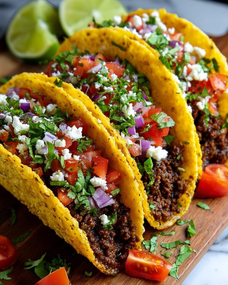 Crispy Ground Beef Tacos Recipe
