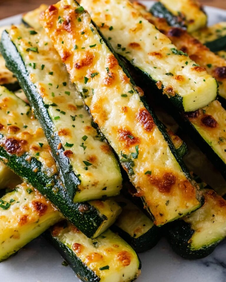 Roasted Zucchini with Garlic and Parmesan Recipe