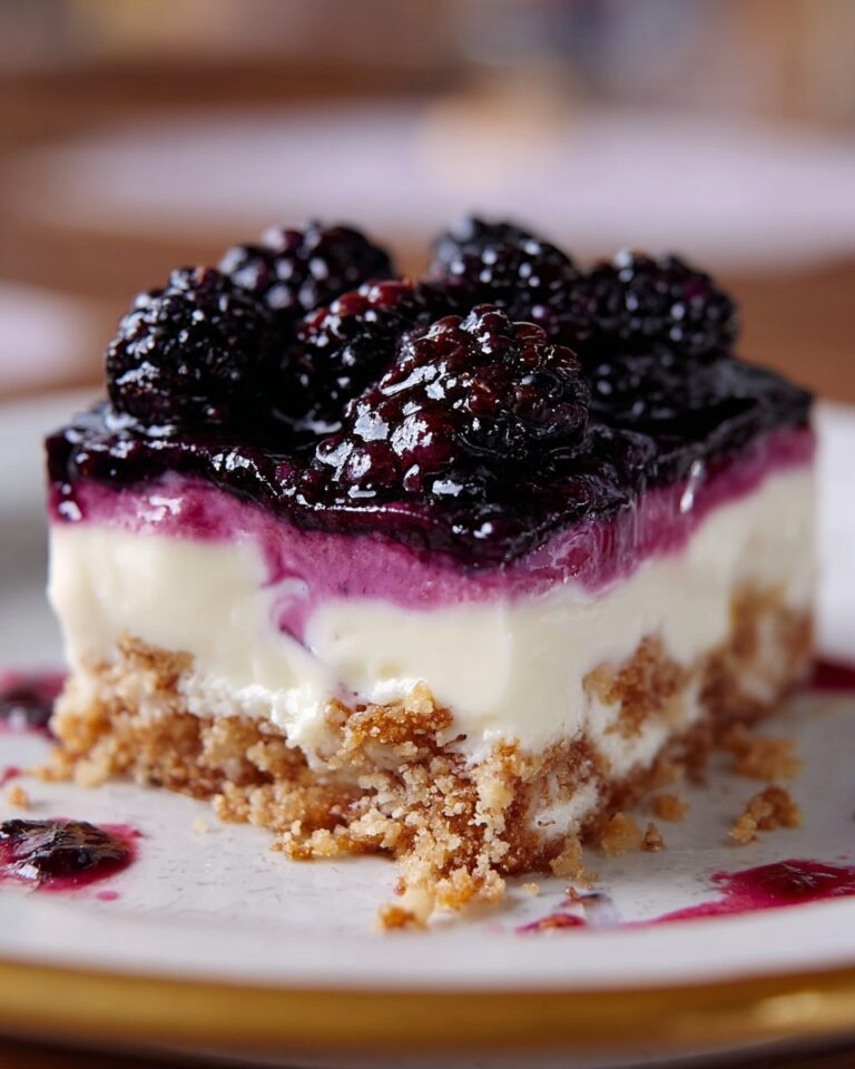 Blackberry Pretzel Dessert Recipe