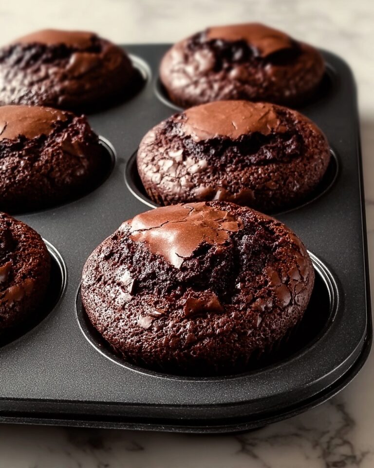 Gooey Brownie Muffin Pan Recipe