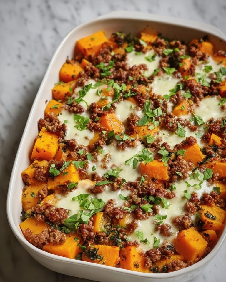 Healthy Ground Turkey Sweet Potato Bake Recipe