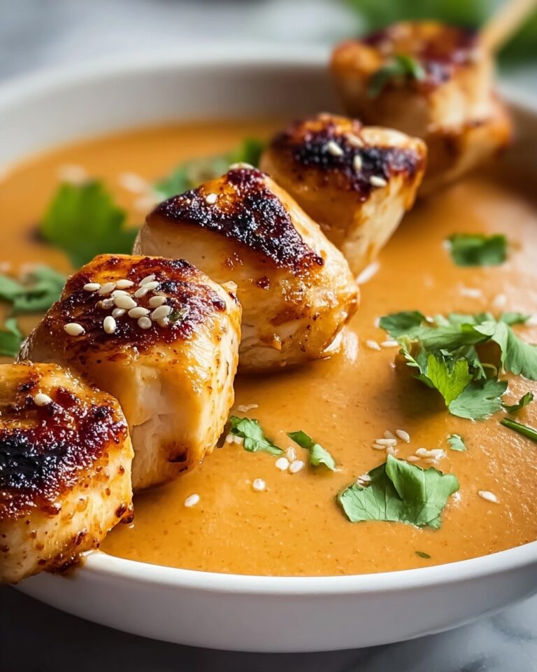 Thai Chicken Satay with Peanut Sauce Recipe