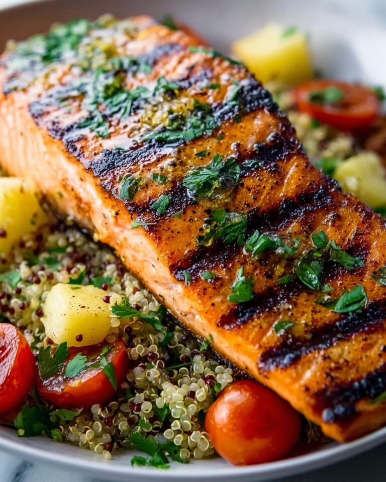 Grilled Salmon with Quinoa Salad Recipe