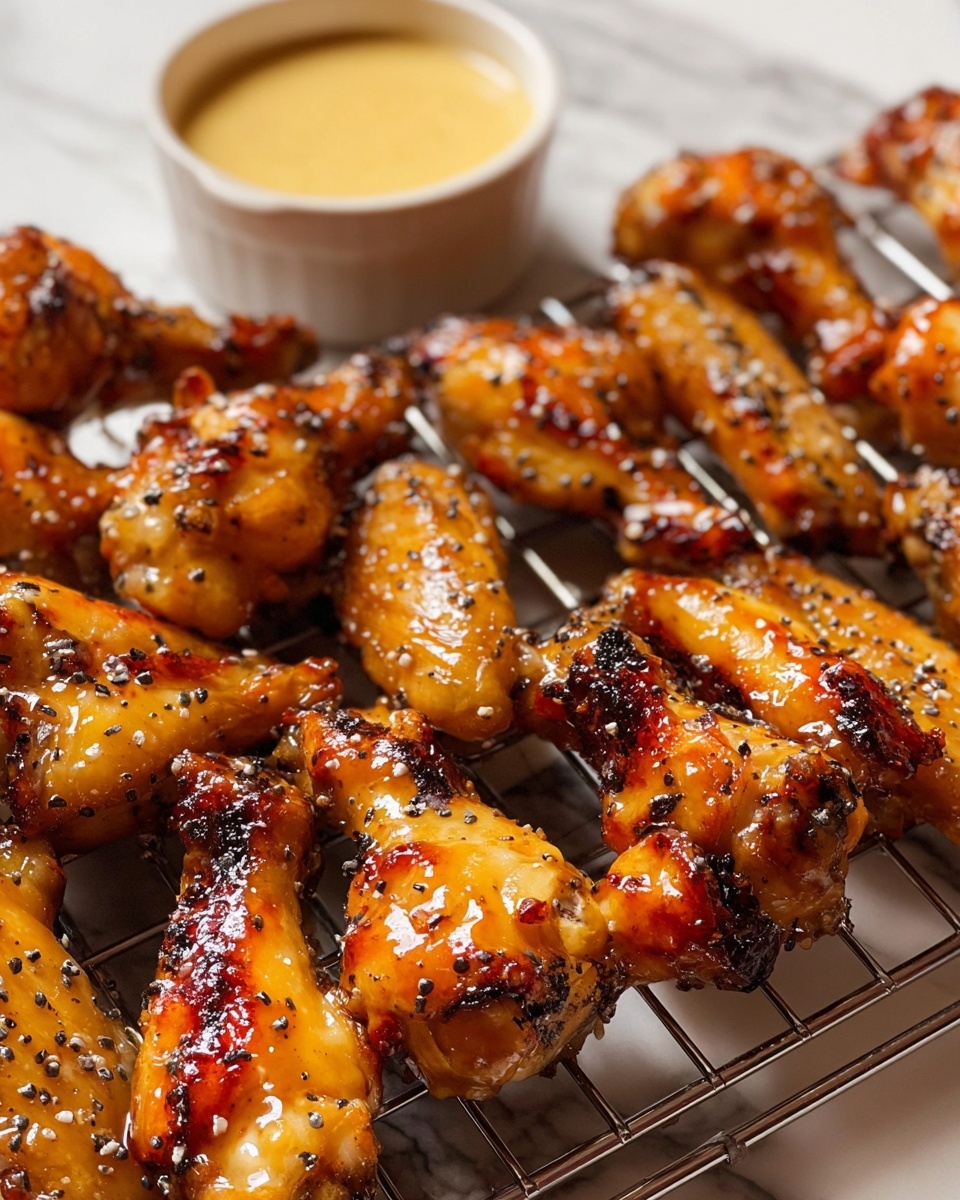 Honey Lemon Pepper Wings Recipe - Recipe Image