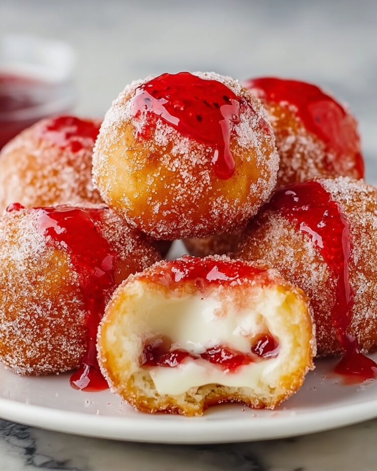 Strawberry Cheesecake Donut Holes Recipe