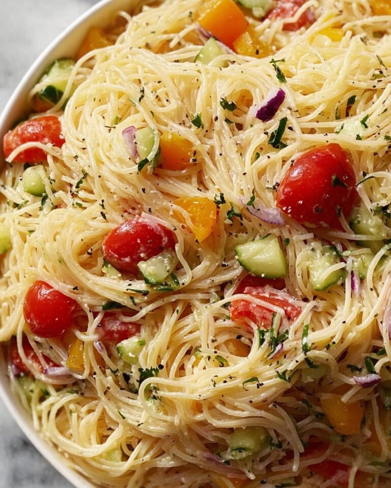 Cold Spaghetti Pasta Salad Recipe