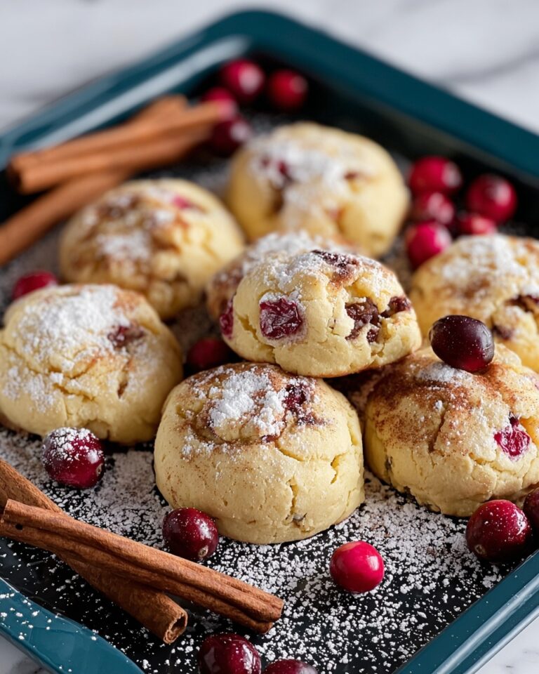 Cranberry Cream Cheese Snickerdoodles Recipe
