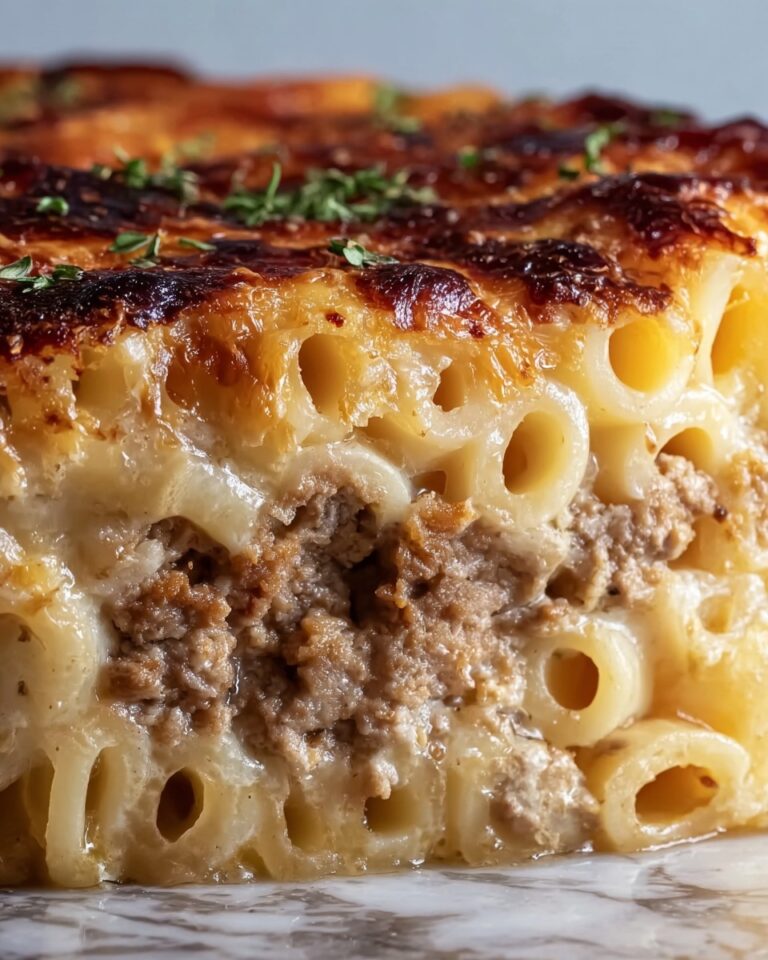Mac and Cheese Meatloaf Casserole Recipe