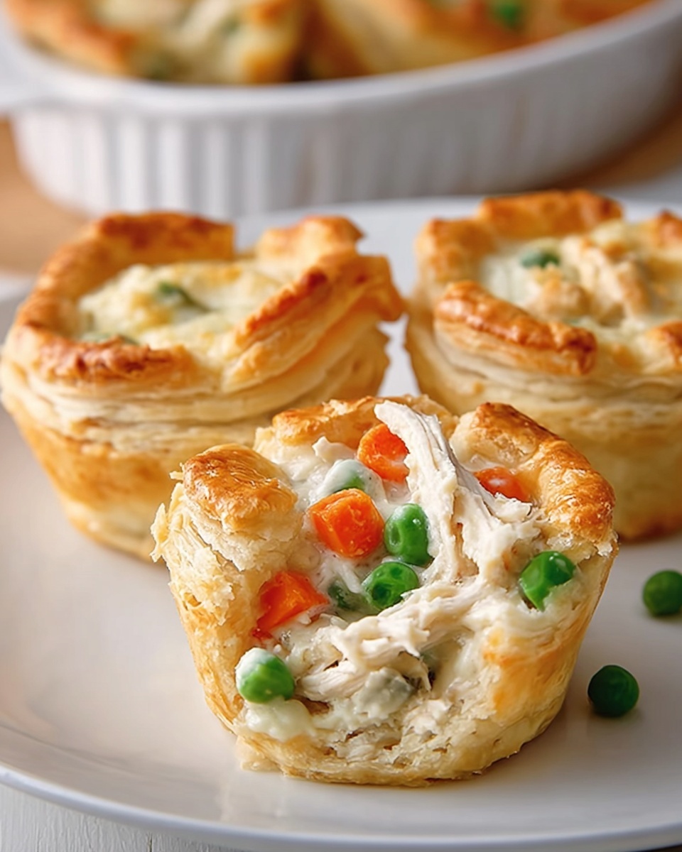 Mini Chicken Pot Pie with Grands Biscuits Recipe - Recipe Image
